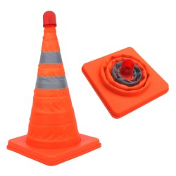 ProPlus Conos de seguridad plegables con LED 2 unidades
