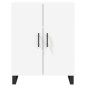 vidaXL Aparador alto madera contrachapada blanco 69,5x34x180 cm vidaXL Aparador alto madera contrachapada blanco 69,5x34x180 cm