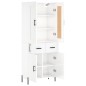 vidaXL Aparador alto madera contrachapada blanco brillo 69,5x34x180 cm vidaXL Aparador alto madera contrachapada blanco brillo 69,5x34x180 cm