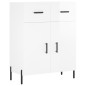 vidaXL Aparador alto madera contrachapada blanco brillo 69,5x34x180 cm vidaXL Aparador alto madera contrachapada blanco brillo 69,5x34x180 cm