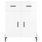 vidaXL Aparador alto madera contrachapada blanco brillo 69,5x34x180 cm vidaXL Aparador alto madera contrachapada blanco brillo 69,5x34x180 cm