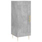 vidaXL Aparador de madera contrachapada gris hormigón 34,5x34x180 cm vidaXL Aparador de madera contrachapada gris hormigón 34,5x34x180 cm