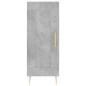 vidaXL Aparador de madera contrachapada gris hormigón 34,5x34x180 cm vidaXL Aparador de madera contrachapada gris hormigón 34,5x34x180 cm
