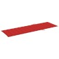 vidaXL Tumbona doble y cojines rojos madera pino impregnada vidaXL Tumbona doble y cojines rojos madera pino impregnada