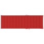 vidaXL Tumbona doble y cojines rojos madera pino impregnada vidaXL Tumbona doble y cojines rojos madera pino impregnada