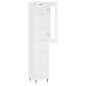 vidaXL Aparador alto madera contrachapada blanco 34,5x34x180 cm vidaXL Aparador alto madera contrachapada blanco 34,5x34x180 cm