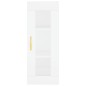 vidaXL Aparador alto madera contrachapada blanco 34,5x34x180 cm vidaXL Aparador alto madera contrachapada blanco 34,5x34x180 cm