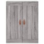 vidaXL Aparador alto madera contrachapada gris sonoma 69,5x34x180 cm vidaXL Aparador alto madera contrachapada gris sonoma 69,5x34x180 cm