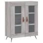vidaXL Aparador alto madera contrachapada gris sonoma 69,5x34x180 cm vidaXL Aparador alto madera contrachapada gris sonoma 69,5x34x180 cm