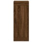 vidaXL Aparador alto madera contrachapada roble marrón 34,5x34x180 cm vidaXL Aparador alto madera contrachapada roble marrón 34,5x34x180 cm