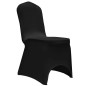 vidaXL Funda de silla elástica 12 unidades negra vidaXL Funda de silla elástica 12 unidades negra