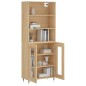 vidaXL Aparador alto madera contrachapada color roble 69,5x34x180 cm vidaXL Aparador alto madera contrachapada color roble 69,5x34x180 cm
