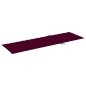 vidaXL Tumbona de jardín con mesa y cojín de madera de pino impregnada vidaXL Tumbona de jardín con mesa y cojín de madera de pino impregnada