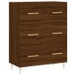 vidaXL Aparador alto madera contrachapada marrón roble 69,5x34x180 cm vidaXL Aparador alto madera contrachapada marrón roble 69,5x34x180 cm
