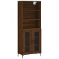 vidaXL Aparador alto madera contrachapada marrón roble 69,5x34x180 cm vidaXL Aparador alto madera contrachapada marrón roble 69,5x34x180 cm