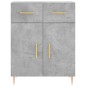 vidaXL Aparador alto madera contrachapada gris hormigón 69,5x34x180 cm vidaXL Aparador alto madera contrachapada gris hormigón 69,5x34x180 cm