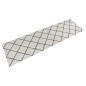 vidaXL Alfombra de cocina lavable terciopelo cuadrados 45x150 cm vidaXL Alfombra de cocina lavable terciopelo cuadrados 45x150 cm