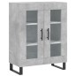 vidaXL Aparador alto madera contrachapada gris hormigón 69,5x34x180 cm vidaXL Aparador alto madera contrachapada gris hormigón 69,5x34x180 cm