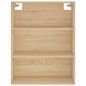 vidaXL Aparador alto madera contrachapada color roble 69,5x34x180 cm