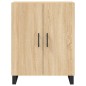 vidaXL Aparador alto madera contrachapada color roble 69,5x34x180 cm