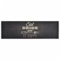 vidaXL Alfombra de cocina lavable terciopelo negro 60x180 cm vidaXL Alfombra de cocina lavable terciopelo negro 60x180 cm