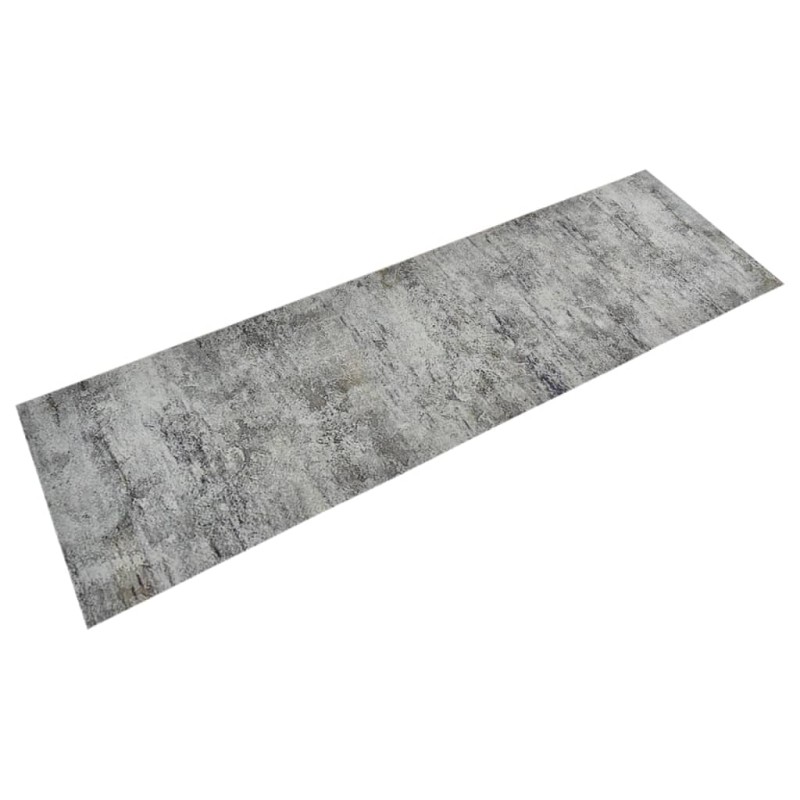 vidaXL Alfombra de cocina lavable terciopelo aspecto hormigón 60x180cm vidaXL Alfombra de cocina lavable terciopelo aspecto hormigón 60x180cm