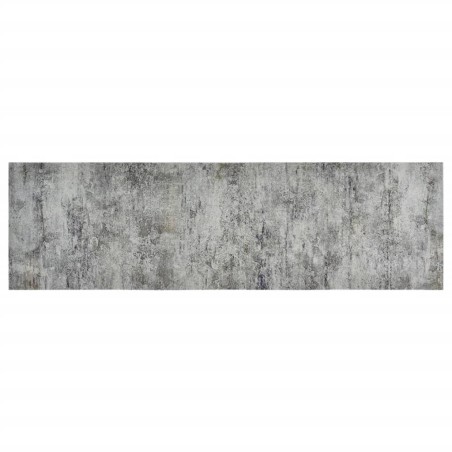 vidaXL Alfombra de cocina lavable terciopelo aspecto hormigón 60x180cm