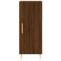 vidaXL Aparador alto madera contrachapada roble marrón 34,5x34x180 cm vidaXL Aparador alto madera contrachapada roble marrón 34,5x34x180 cm