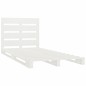 vidaXL Estructura de cama madera maciza de pino blanco 90x190 cm vidaXL Estructura de cama madera maciza de pino blanco 90x190 cm