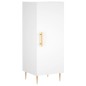 vidaXL Aparador alto madera contrachapada blanco 34,5x34x180 cm vidaXL Aparador alto madera contrachapada blanco 34,5x34x180 cm