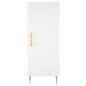 vidaXL Aparador alto madera contrachapada blanco 34,5x34x180 cm vidaXL Aparador alto madera contrachapada blanco 34,5x34x180 cm