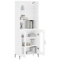 vidaXL Aparador alto madera contrachapada blanco 69,5x34x180 cm vidaXL Aparador alto madera contrachapada blanco 69,5x34x180 cm