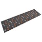 vidaXL Alfombra de cocina lavable terciopelo dibujo de patas 45x150 cm vidaXL Alfombra de cocina lavable terciopelo dibujo de patas 45x150 cm