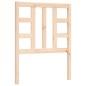 vidaXL Estructura de cama individual con cabecero madera maciza