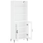 vidaXL Aparador alto madera contrachapada blanco 69,5x34x180 cm vidaXL Aparador alto madera contrachapada blanco 69,5x34x180 cm