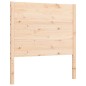 vidaXL Estructura de cama individual con cabecero madera maciza vidaXL Estructura de cama individual con cabecero madera maciza