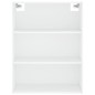vidaXL Aparador alto madera contrachapada blanco 69,5x34x180 cm vidaXL Aparador alto madera contrachapada blanco 69,5x34x180 cm