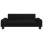 vidaXL Sofá para niños de tela negro 90x53x30 cm vidaXL Sofá para niños de tela negro 90x53x30 cm
