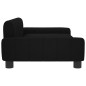 vidaXL Sofá para niños de tela negro 90x53x30 cm vidaXL Sofá para niños de tela negro 90x53x30 cm