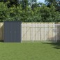 vidaXL Gallinero con corral acero galvanizado gris 165x659x181 cm vidaXL Gallinero con corral acero galvanizado gris 165x659x181 cm