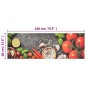 vidaXL Alfombra de cocina lavable terciopelo dibujo verduras 60x180 cm vidaXL Alfombra de cocina lavable terciopelo dibujo verduras 60x180 cm