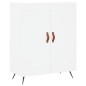 vidaXL Aparador alto madera contrachapada blanco 69,5x34x180 cm vidaXL Aparador alto madera contrachapada blanco 69,5x34x180 cm