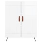 vidaXL Aparador alto madera contrachapada blanco brillo 69,5x34x180 cm vidaXL Aparador alto madera contrachapada blanco brillo 69,5x34x180 cm