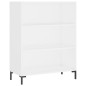 vidaXL Aparador alto madera de ingeniería blanco 69,5x32,5x180 cm vidaXL Aparador alto madera de ingeniería blanco 69,5x32,5x180 cm