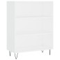 vidaXL Aparador alto madera de ingeniería blanco 69,5x32,5x180 cm vidaXL Aparador alto madera de ingeniería blanco 69,5x32,5x180 cm
