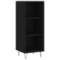 vidaXL Aparador alto madera contrachapada negro 34,5x32,5x180 cm vidaXL Aparador alto madera contrachapada negro 34,5x32,5x180 cm
