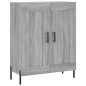 vidaXL Aparador alto madera contrachapada gris sonoma 69,5x34x180 cm vidaXL Aparador alto madera contrachapada gris sonoma 69,5x34x180 cm