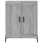 vidaXL Aparador alto madera contrachapada gris sonoma 69,5x34x180 cm vidaXL Aparador alto madera contrachapada gris sonoma 69,5x34x180 cm