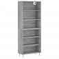 vidaXL Aparador alto madera de ingeniería gris Sonoma 69,5x32,5x180 cm vidaXL Aparador alto madera de ingeniería gris Sonoma 69,5x32,5x180 cm