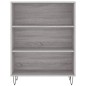 vidaXL Aparador alto madera de ingeniería gris Sonoma 69,5x32,5x180 cm vidaXL Aparador alto madera de ingeniería gris Sonoma 69,5x32,5x180 cm